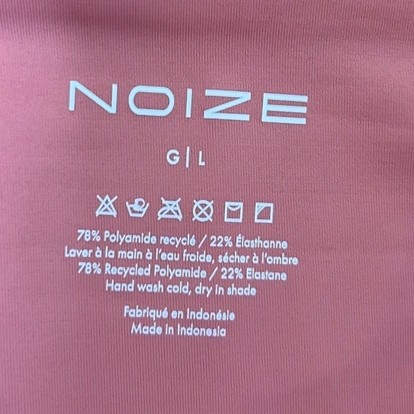 NOIZE Elsie High Rise Swim Bottoms- Dusty Rose - Picture 7 of 10